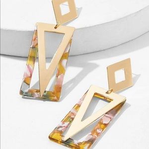 Acrylic Statement Earrings